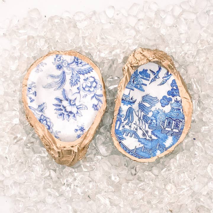 Padrões de porcelana azul e branca por atacado de Kcrookdesign