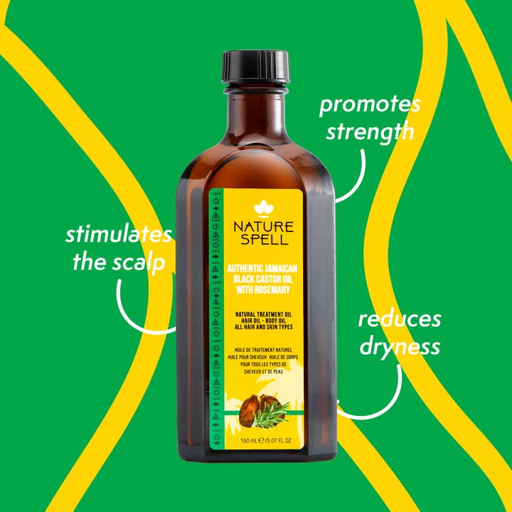 Nature Spell - Wholesale Hair Oil - Nature Spell Rosemary with Jamaican Black Castor Oil For Hair & Skin2