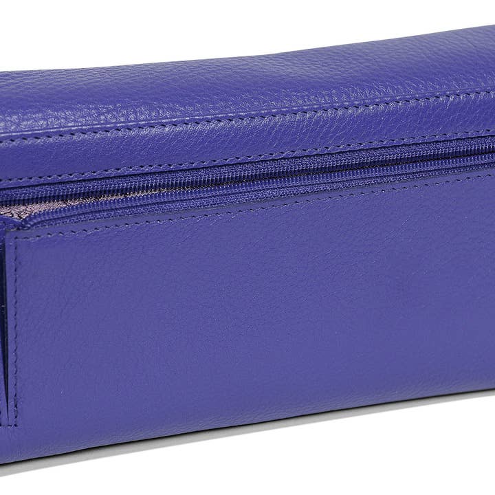 SADDLER - Vente Portefeuille – femme - Grand Portefeuille en Cuir à Sections Multiples "Grace" – Fait Main par Saddler | Protégé RFID & Boîte Cadeau6