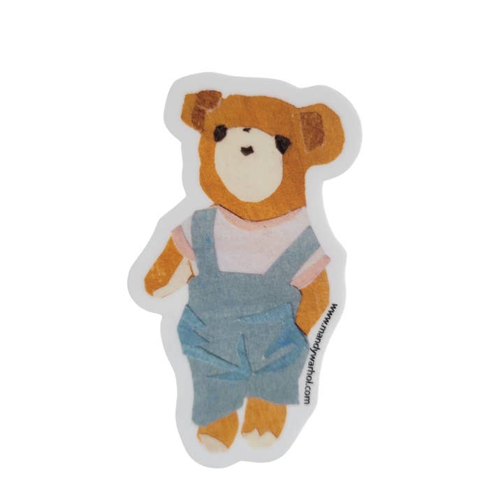 Pegatina vintage de oso de peluche para venta al por mayor de Mandy Warhol Fine Art