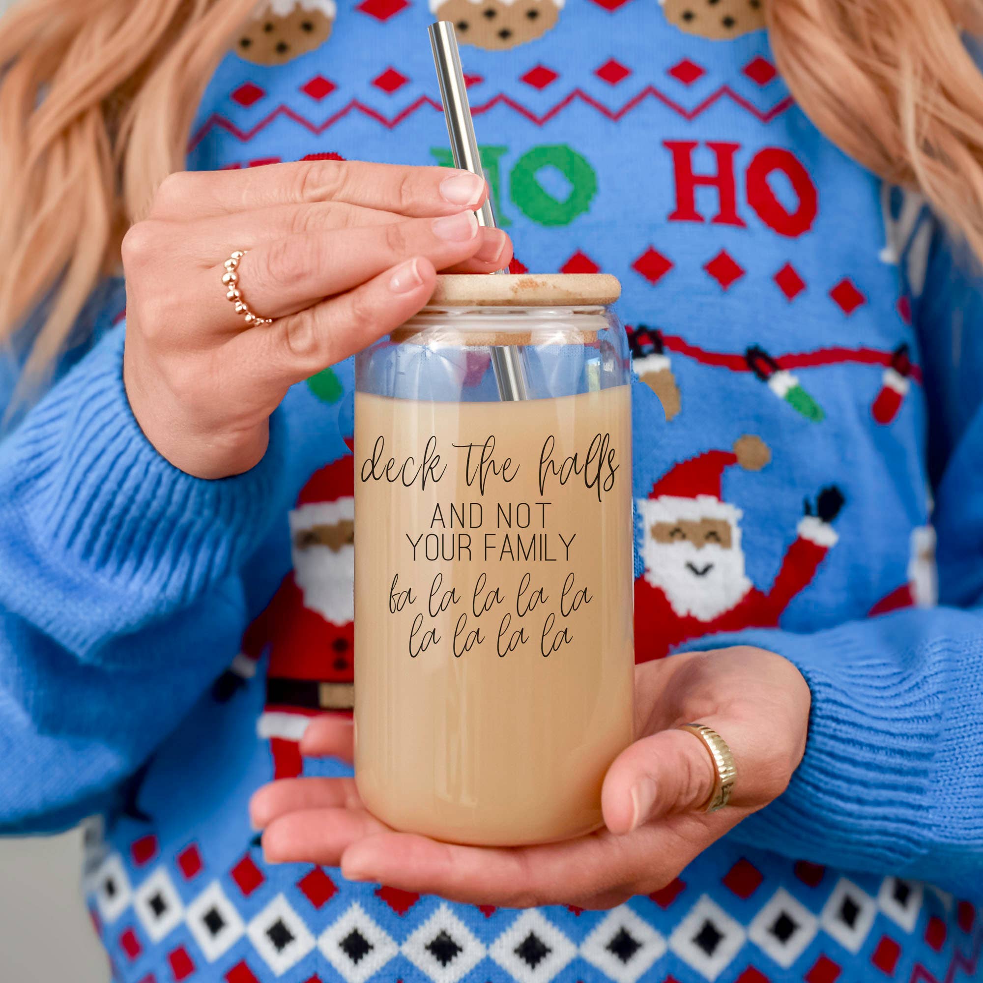 Gia Roma - Vente Gourde/bouteille isotherme - Verres en verre et cadeaux de cuisine de Noël Candy Cane38