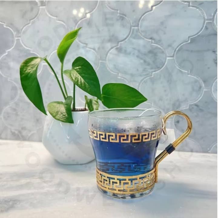 WoodWell® Seas Mushroom Blue Water Butterfly Pea Tea for wholesale by WoodWell®