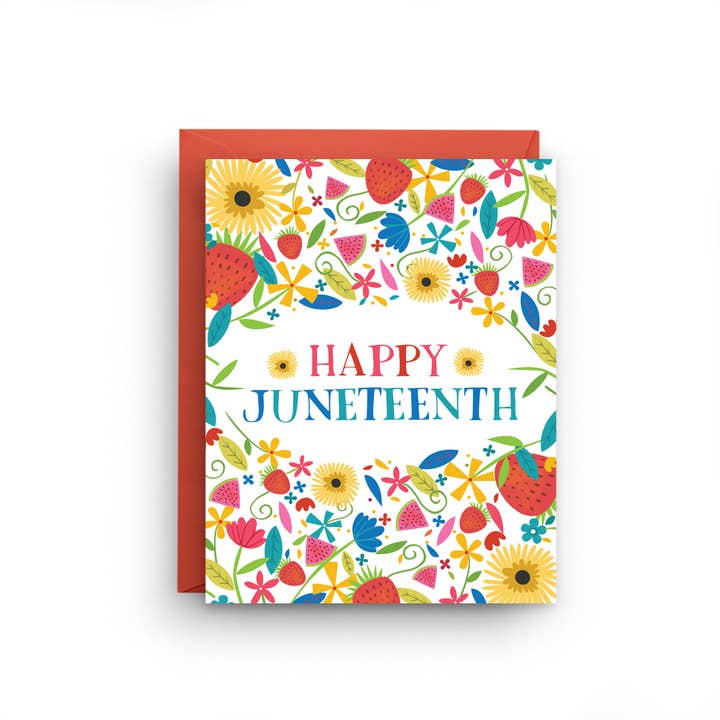Nicole Marie Paperie - Wholesale Everyday Greeting Card - Happy Juneteenth Card - Celebration Greeting Card
