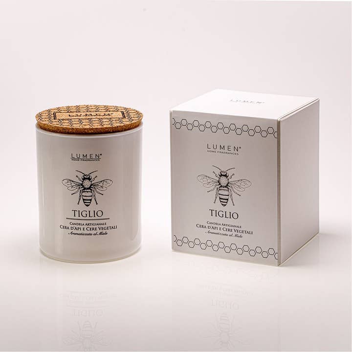CANDLE WITH BEESWAX NATURA AMICA TIGLIO for wholesale by Nature Brands