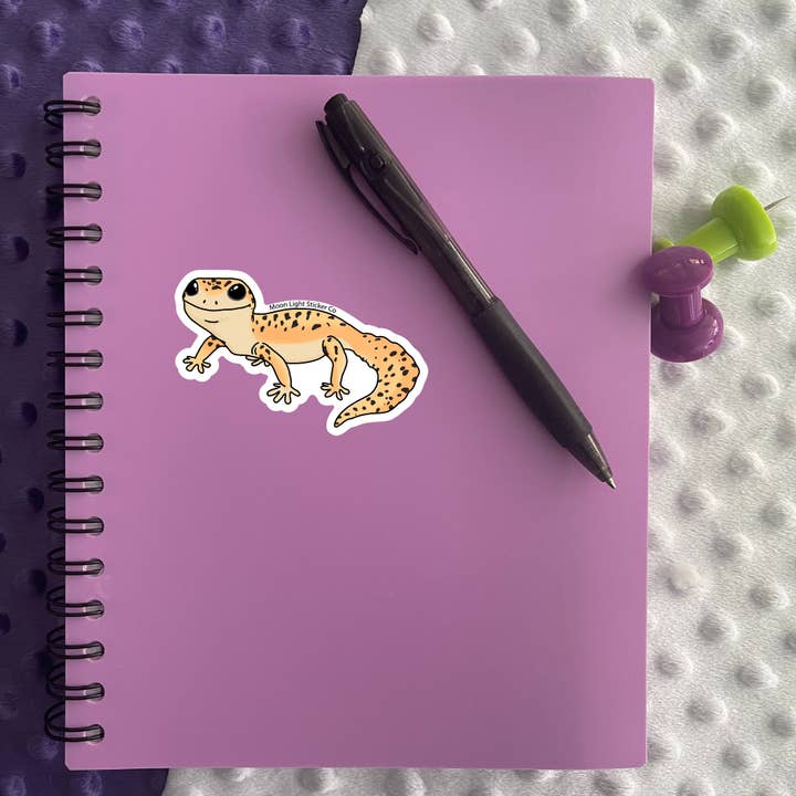 Moon Light Sticker Co - Wholesale Sticker - Leopard Gecko Sticker1
