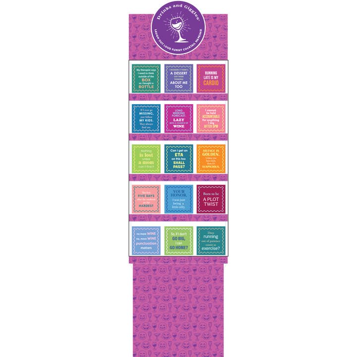 Espositore da pavimento pre-caricato con tovaglioli ondulati - 90 pezzi per la vendita all'ingrosso da parte di Sophistiplate