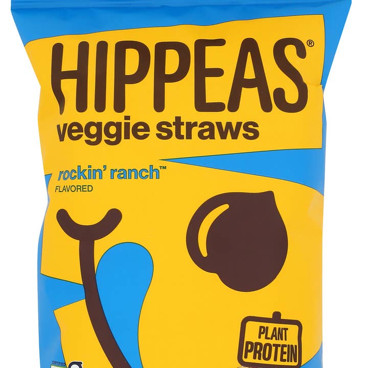 KeHE Distributors, LLC - Wholesale Puffed Snack - Hippeas Rockin' Ranch Veggie Straws, 3.75 oz0