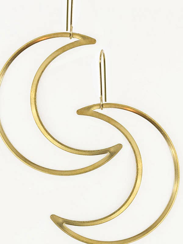 Crescent Dangles for wholesale by Brass Sand