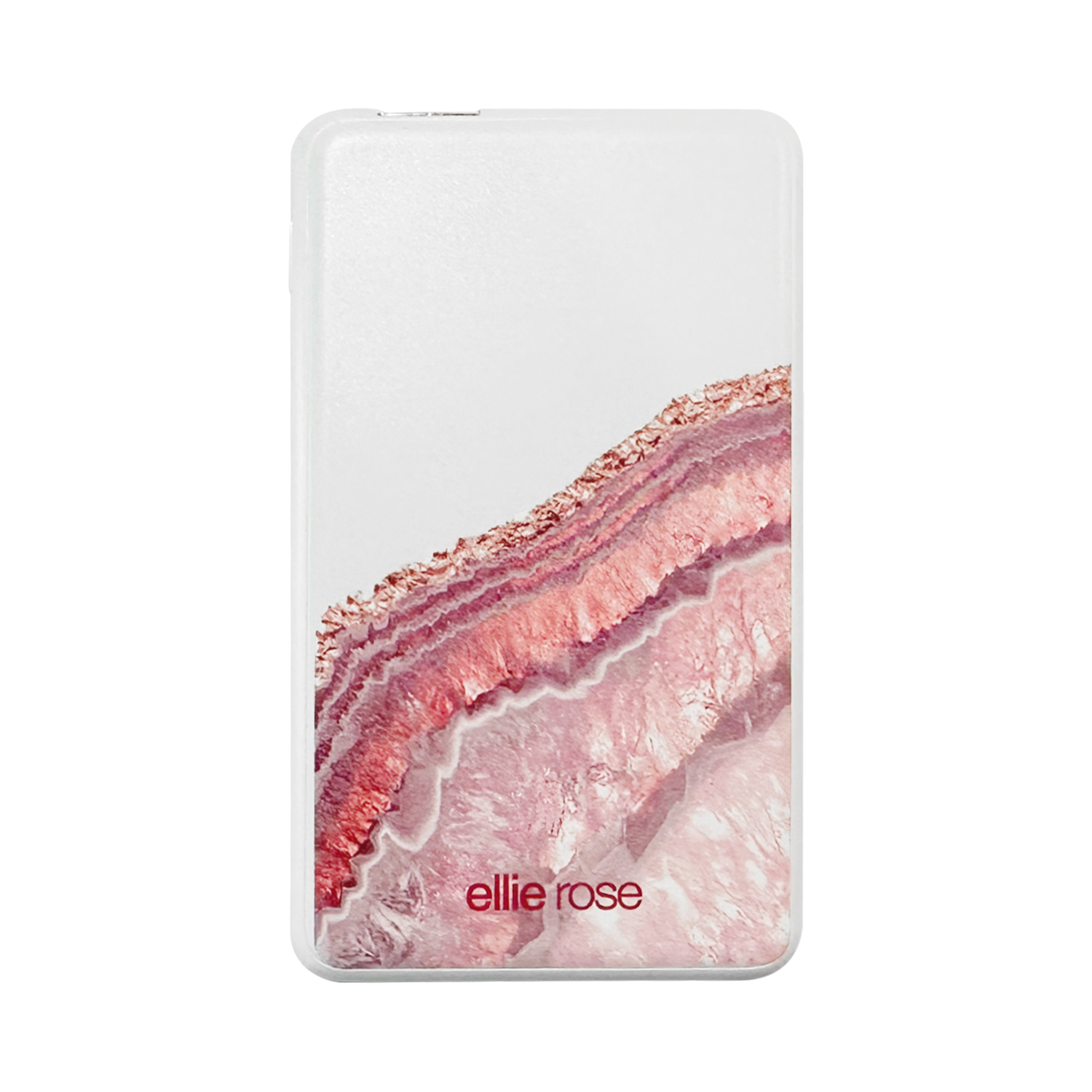 Ellie Rose - Wholesale Portable Charger - Power Bank Charger - Rose Gold Agate2