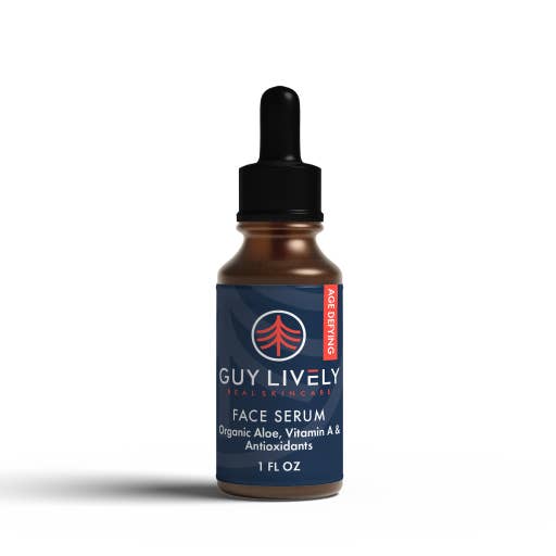 Men's Age Defying Face Serum - Natural & Organic, 1oz, 1pk for wholesale by Guy Lively