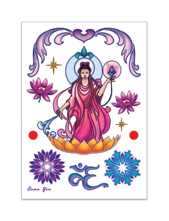 Mandala Arts - Wholesale Temporary Tattoo - Tattoo Body Art Quan Yin0