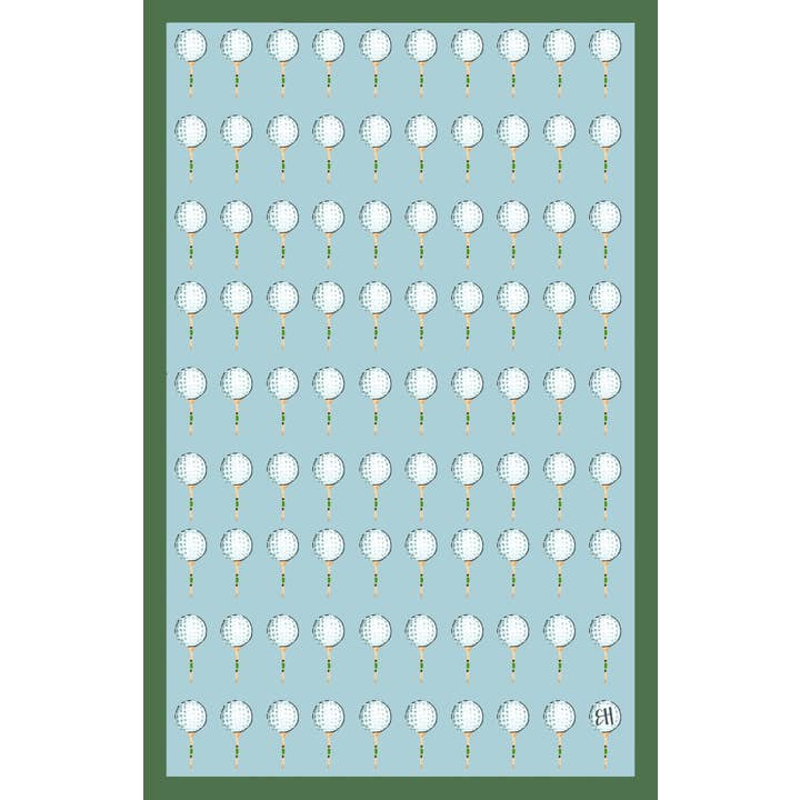 KEVA - Wholesale Tea Towel - Double Sided Tee Time Tea Towel1