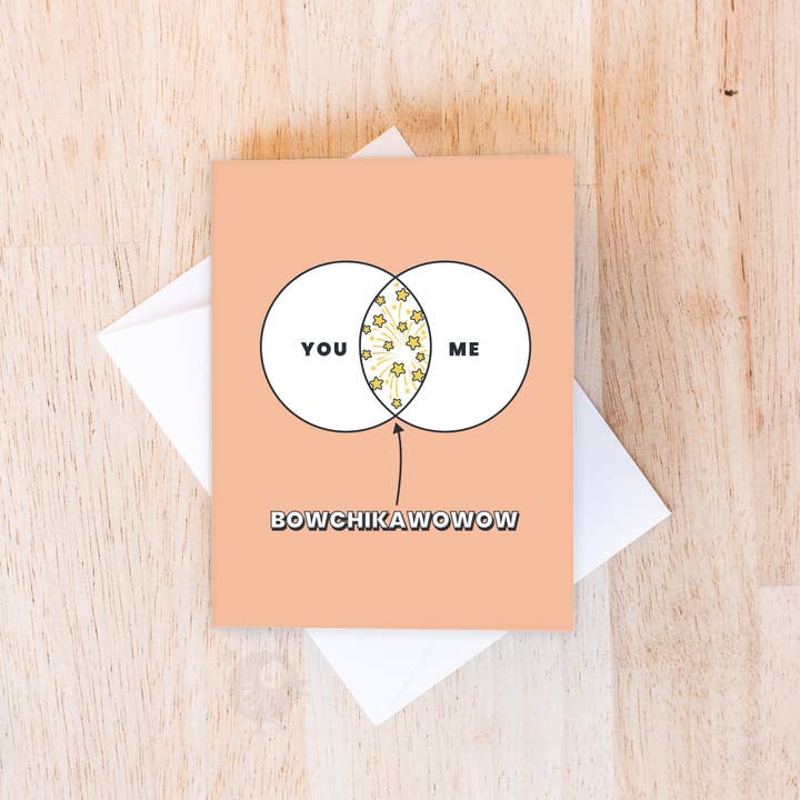 Diagramme de Venn Love (Bowchikawowow) | Carte d'amour pour la vente par Good on Paper