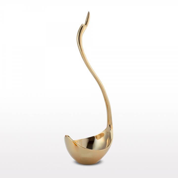 NIMA OBEROI-LUNARES - Wholesale Decorative Tabletop Object - Swan Gold