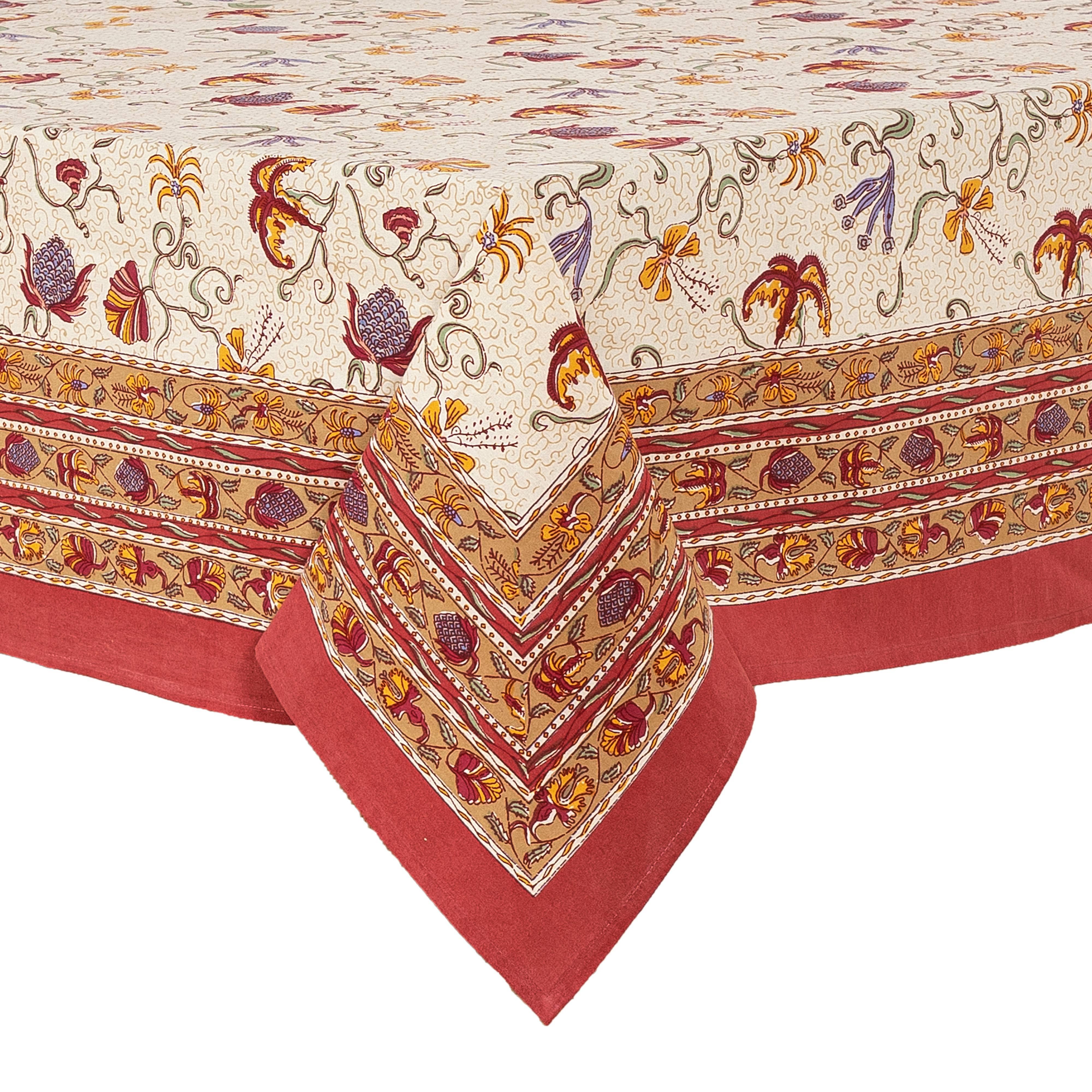 Couleur Nature - Wholesale Tablecloth - Fleurs des Indes | French Tablecloths19