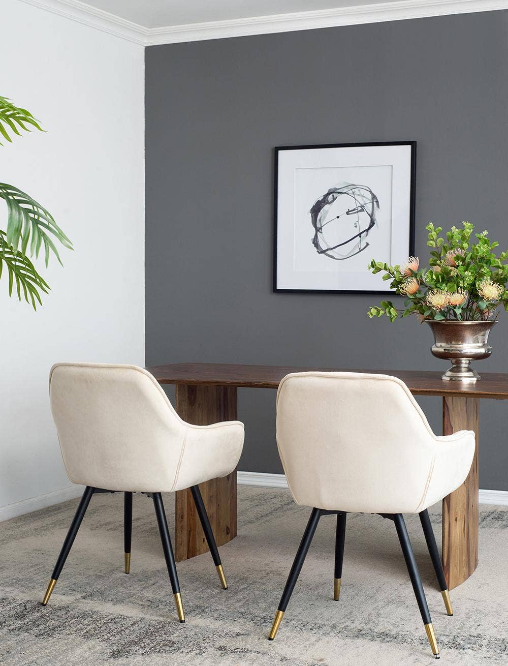 A&B Home Group Inc. - Wholesale Chair - S/2 23.5x25x34.5" Dining Chair - White5