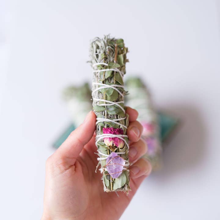 Elements of Sage - Wholesale Sage Bundle - Eucalyptus Sage Smudge with label.2