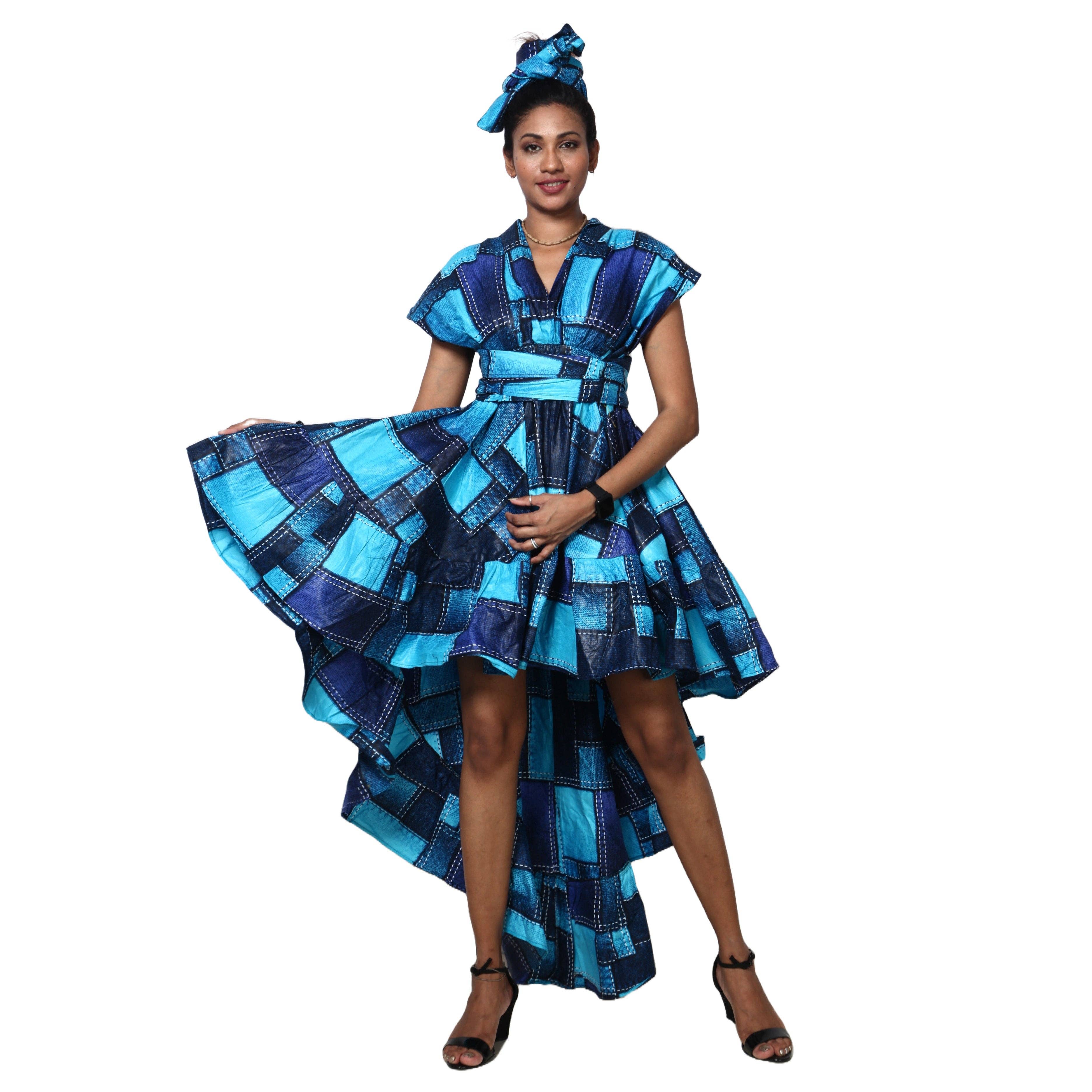 African Stars - Wholesale Dress - Women's - Women's Skirt/Dress Multi Wear Style -- FI-31361