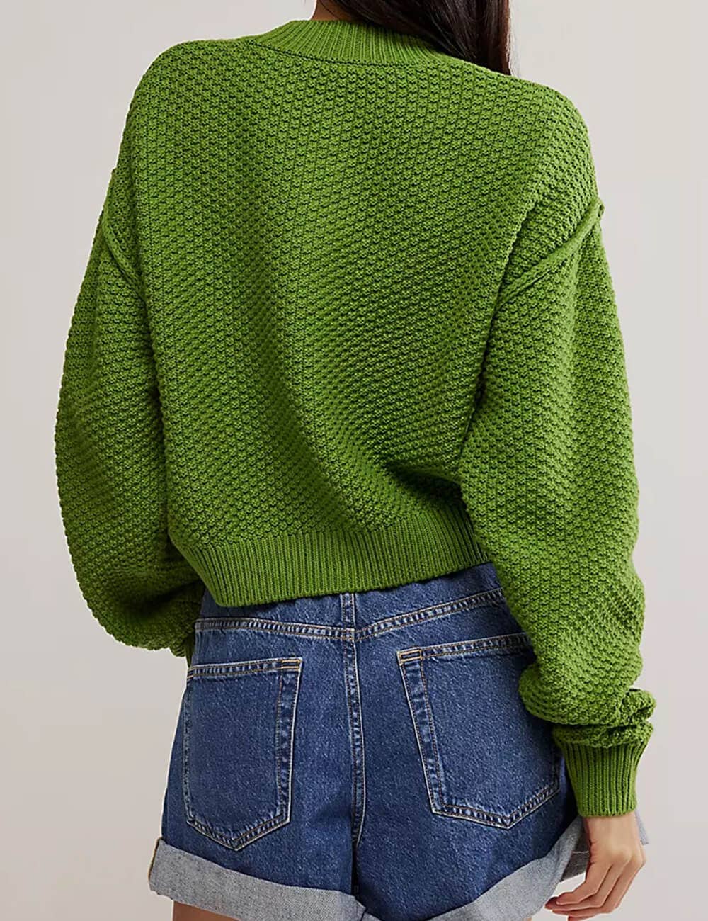 Sweetkama - Wholesale Cardigan - Women's - Ladies Solid Color Button Front Cardigan SKT5385