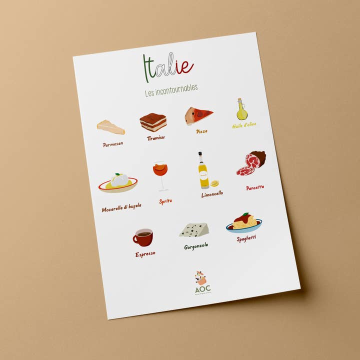 italy for wholesale by Affiches Originales De Cuisine