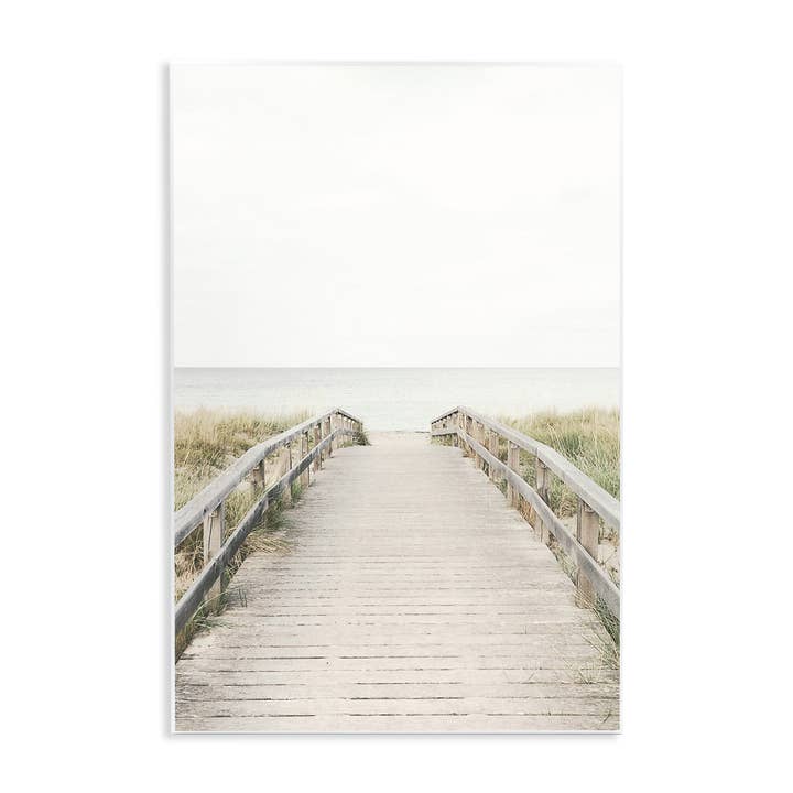 Boardwalk Beach View - Unframed Wall Art and other Purchase Wholesale boardwalk. Free Returns & Net 60 Terms on Faire trending on Faire.