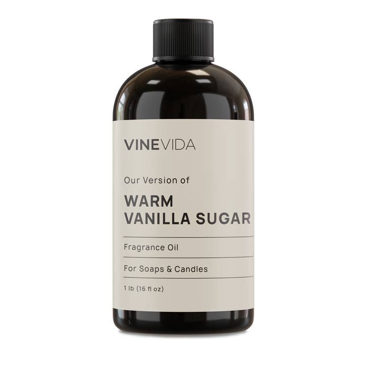VINEVIDA - Wholesale Fragrance Oil - Warm Vanilla Sugar Fragrance Oil for Soaps & Candles