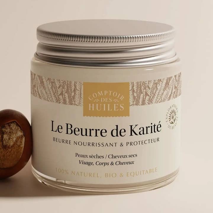 COMPTOIR DES HUILES - Venta al por mayor Crema corporal - Manteca de karité orgánica - 100 ml0