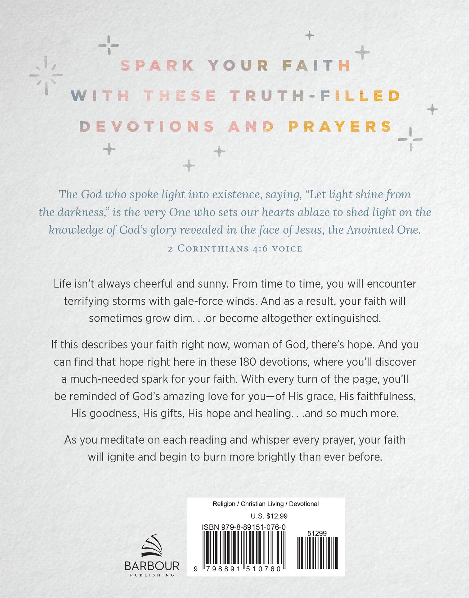 Barbour Publishing, Inc. - Wholesale Religion - 180 Devotions to Spark Your Faith13