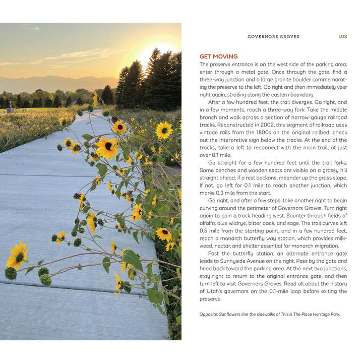 Mountaineers Books - Vente Nature & Outdoors - Sentiers urbains : Salt Lake City6