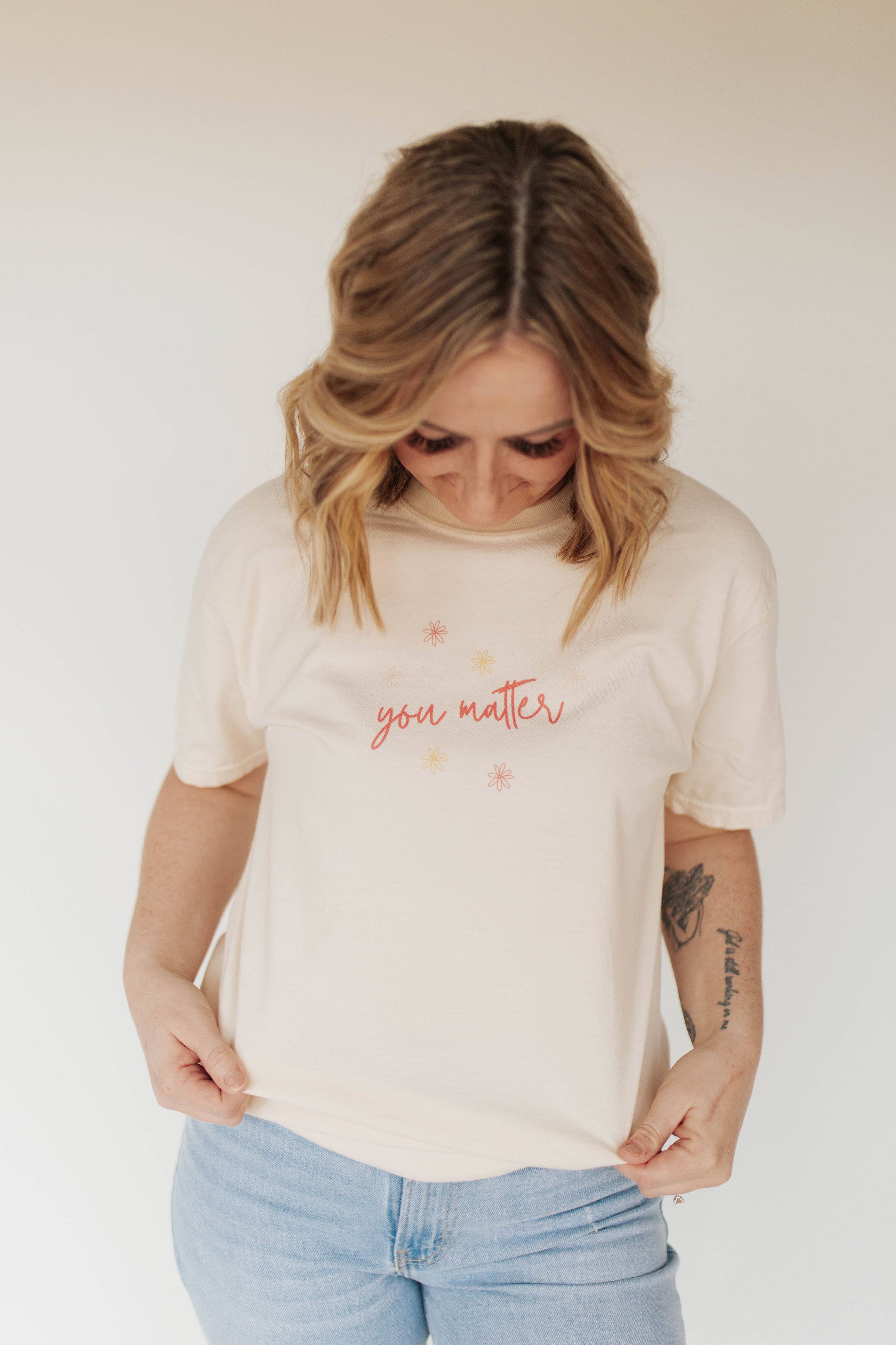 Whitney | Chaudoin Creations - Wholesale T-Shirt (Graphic) - Women's - You Matter- Mental Health Awareness Tee
