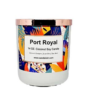 Port Royal Wood Wick Candle for wholesale by Candlelish
