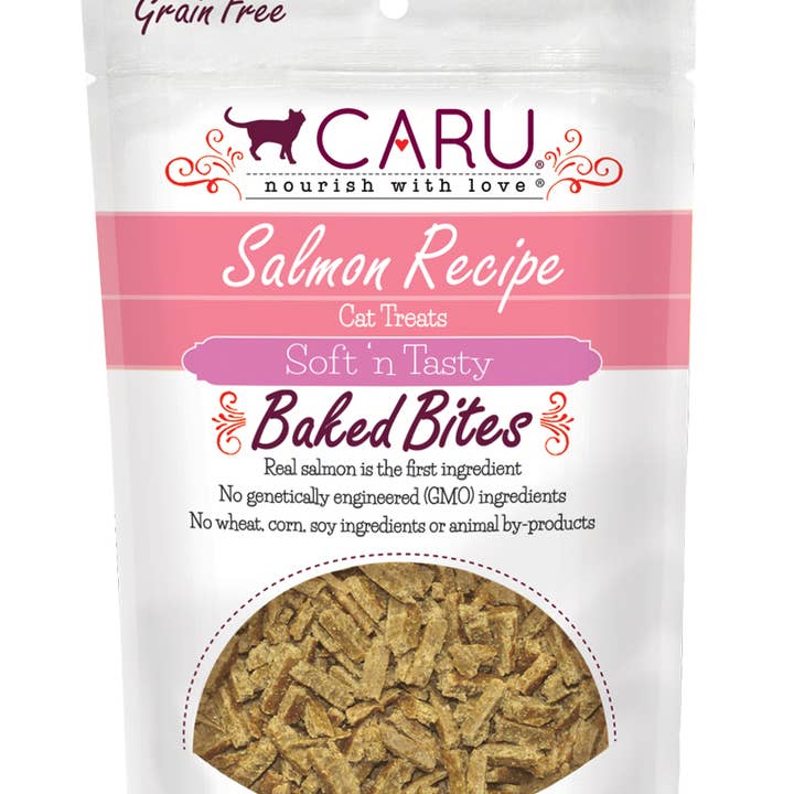 Caru - Wholesale Pet Treats - Cat - Caru Soft 'n Tasty Salmon Recipe Bites for Cats0