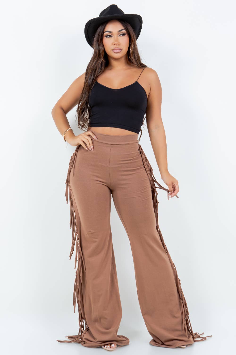 Uptown Apparel - Wholesale Pants - Women's - B11196 PANTS WITH SIDE FRINGE4