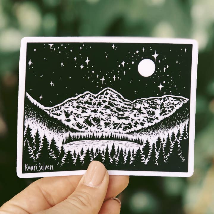 Colorado + Maroon Bells - Waterproof Nature Sticker for wholesale by Kaari & Co.