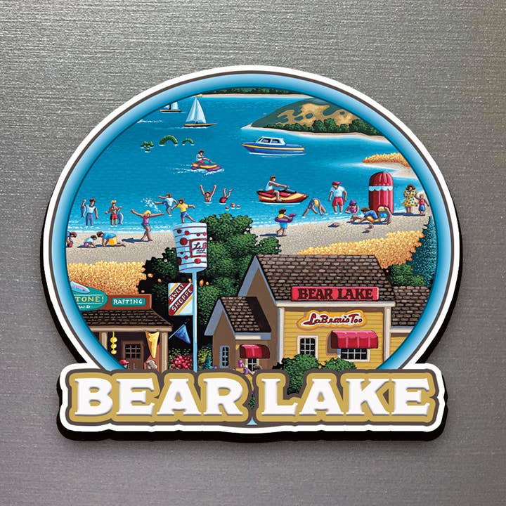 Bear Lake - Magnet for wholesale by Boardwalk Puzzle Company