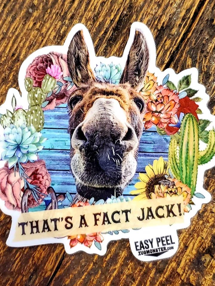 Pegatina That's a Fact Jack para venta al por mayor de TroubleMaker Trading Company