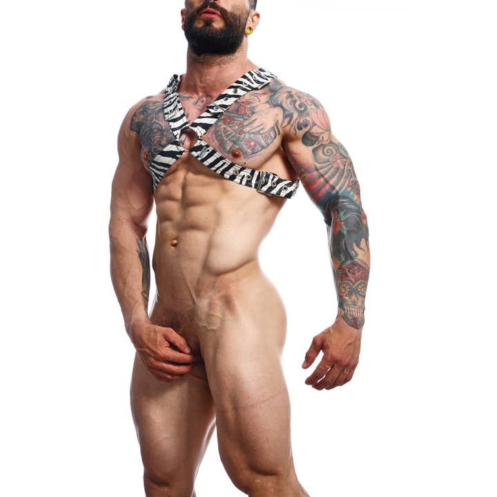 Malebasics Underwear - Wholesale Sex Toy - DNGEON Classic Cross Harness By MOB 5