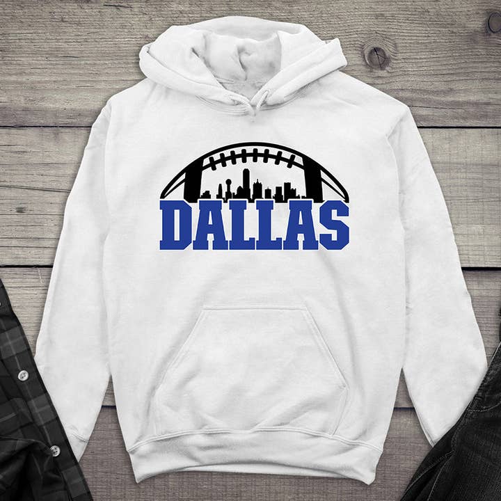 Camisola com Capuz Skyline de Dallas por atacado de Artopia