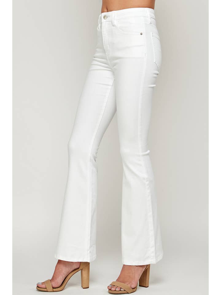 Branco I1320HF - Branco - Jeans Flare de Cintura Alta para venda a revendedores na Faire2