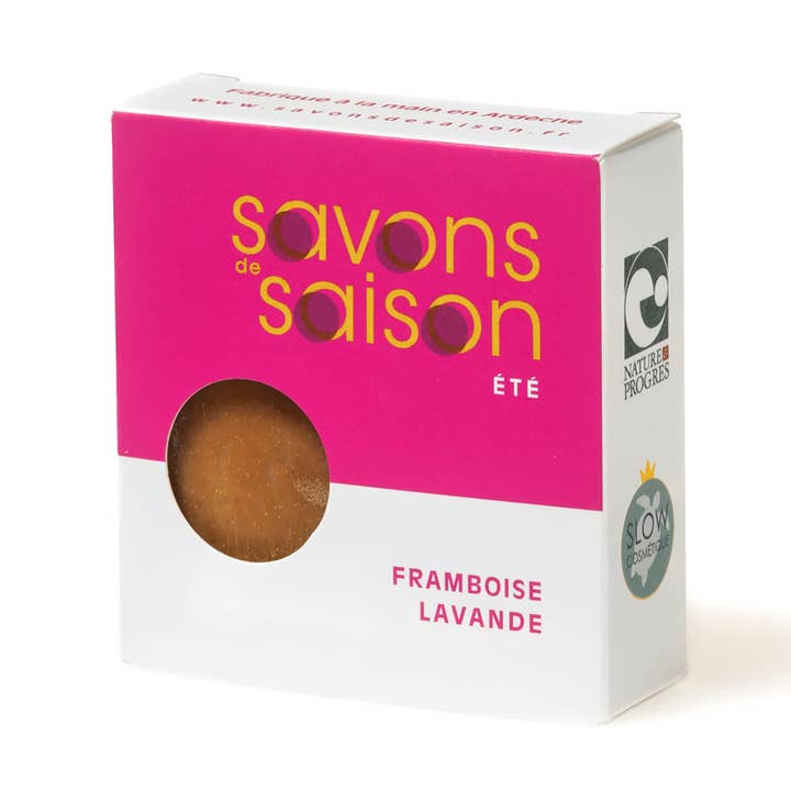 Enchanted Raspberry Lavender Soap for wholesale by Savons de Saison