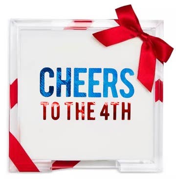 Lined Design - Wholesale Napkin Holder - Acrylic Summer Hostess Sets9