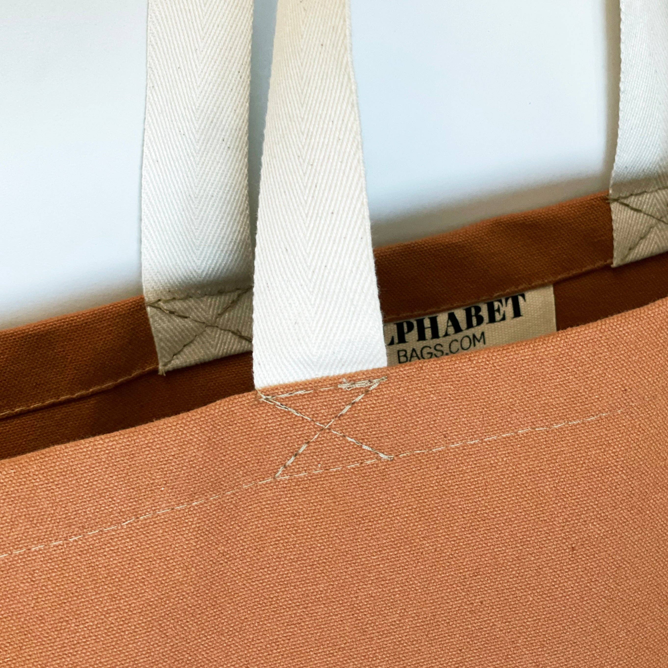 Alphabet Bags - Wholesale Tote Bag - Women's - Everything - Tan REALLY Big Bag6