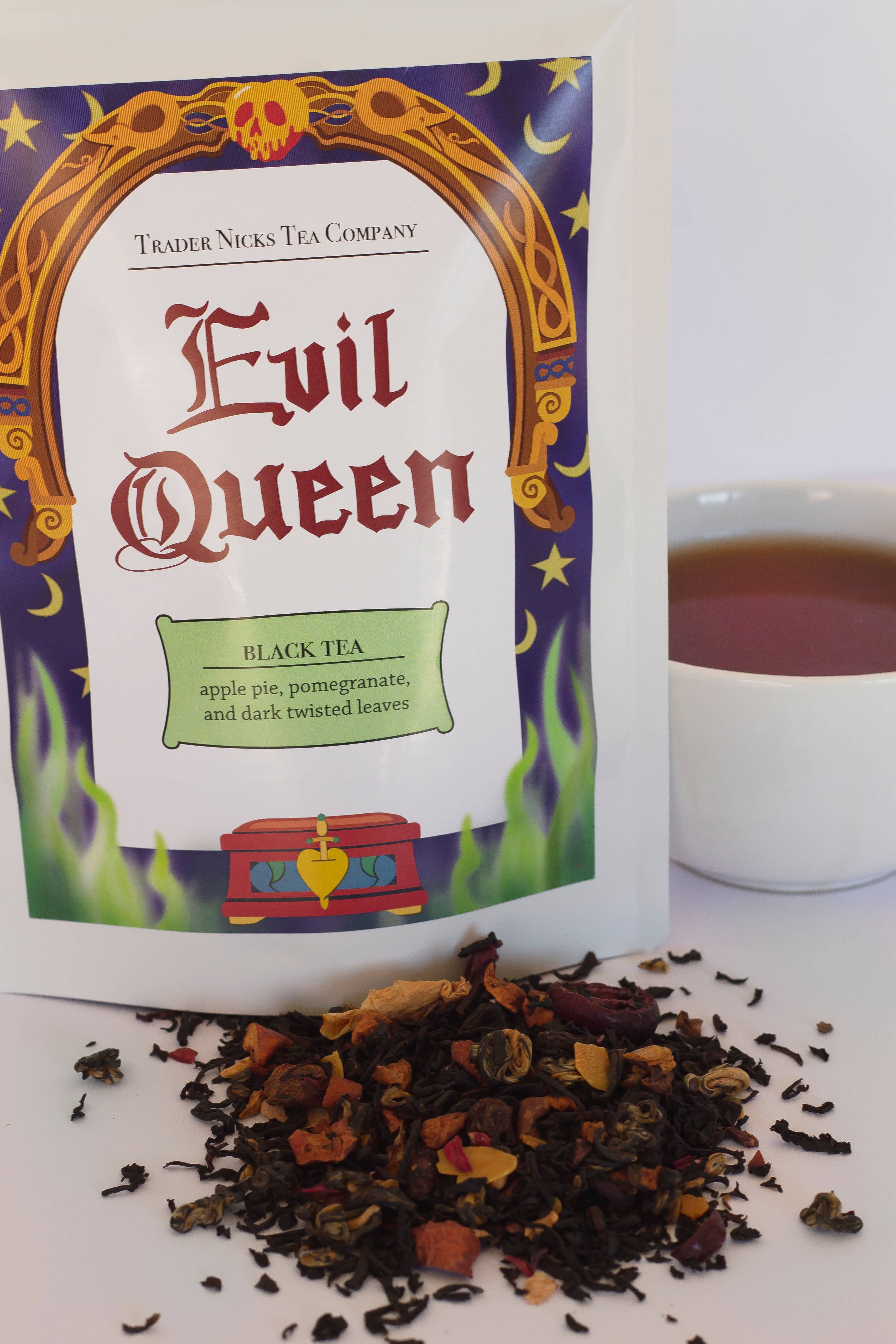 Trader Nicks Tea Company - Wholesale Losse thee - Slechte Koningin Gekruide Appel Schurk Thee1