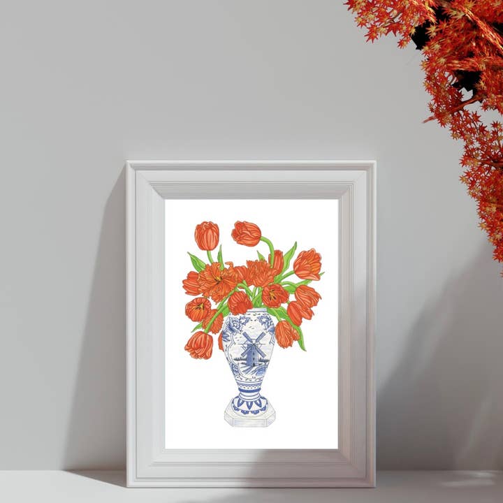 Impresión artística de tulipanes holandeses para venta al por mayor de Keepsake Studio
