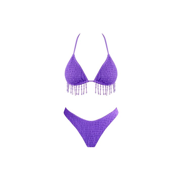 purple Rainy Grape Bikini Set for wholesale on Faire