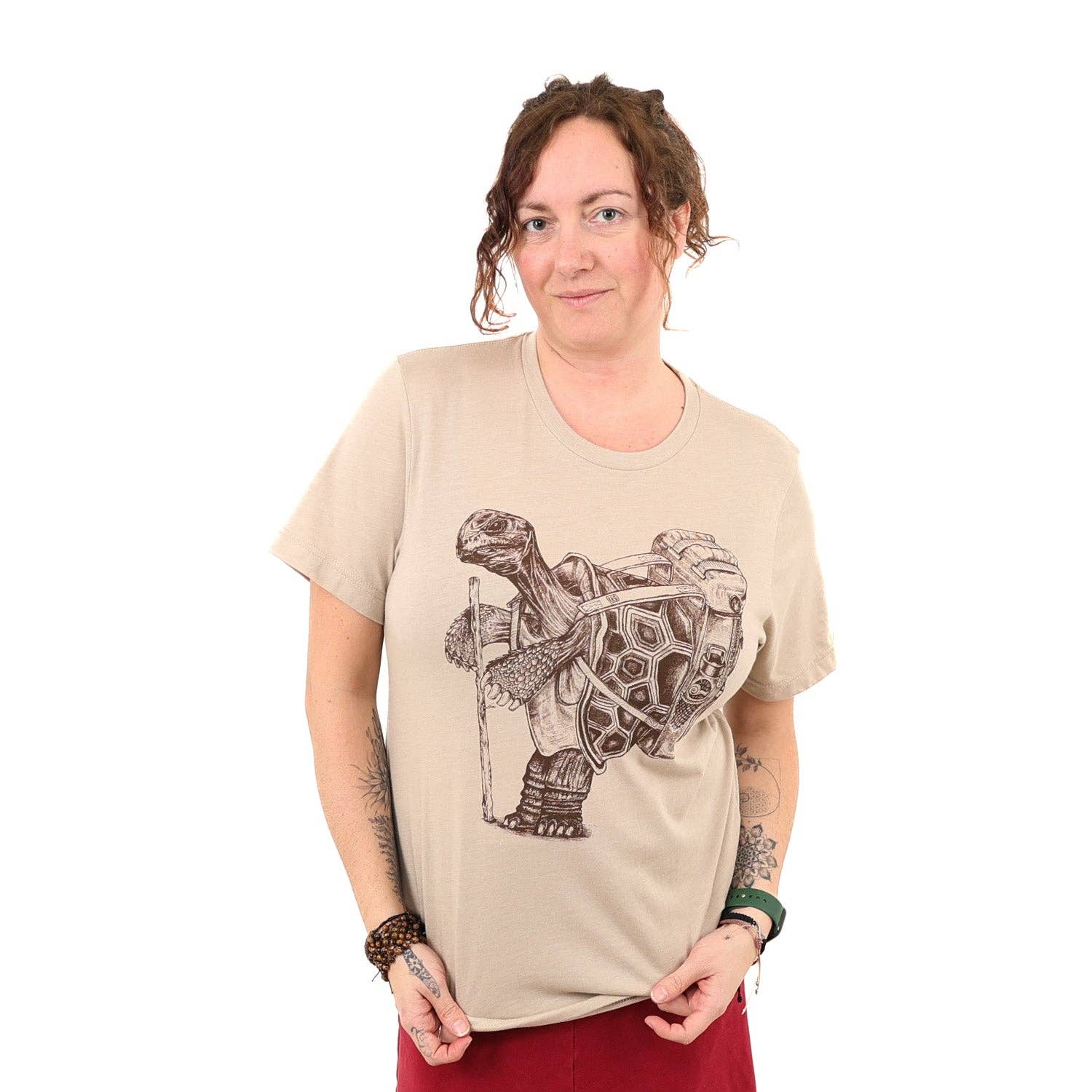Slow Loris - Wholesale Screen Printed T-Shirt - Men's - Hiking Tortoise T Shirt8