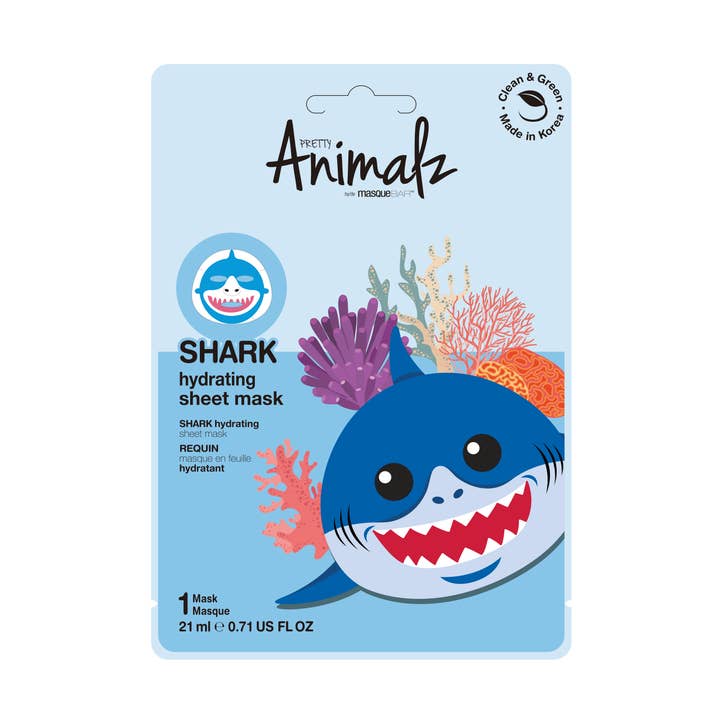 Animalz Shark hydrating sheet mask LB00716 for wholesale by TRENDING CORPORATE