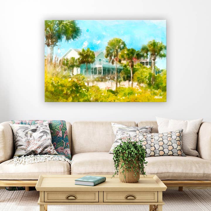 Kunstleinwände, Charleston SC, Isle of Palms für den Großhandel von G.O.A.T House of Creative