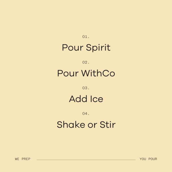 WithCo Cocktails - Wholesale Cocktail Mix/Syrup - Honey Sour Mix (Bee Pollen, Raw Honey, Lemon)6