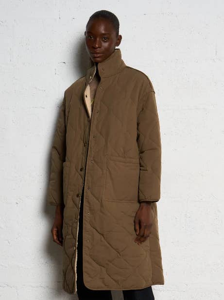The Korner - USA - Wholesale Coat - Women's - T24262095- Ladies Reversible Long Coat